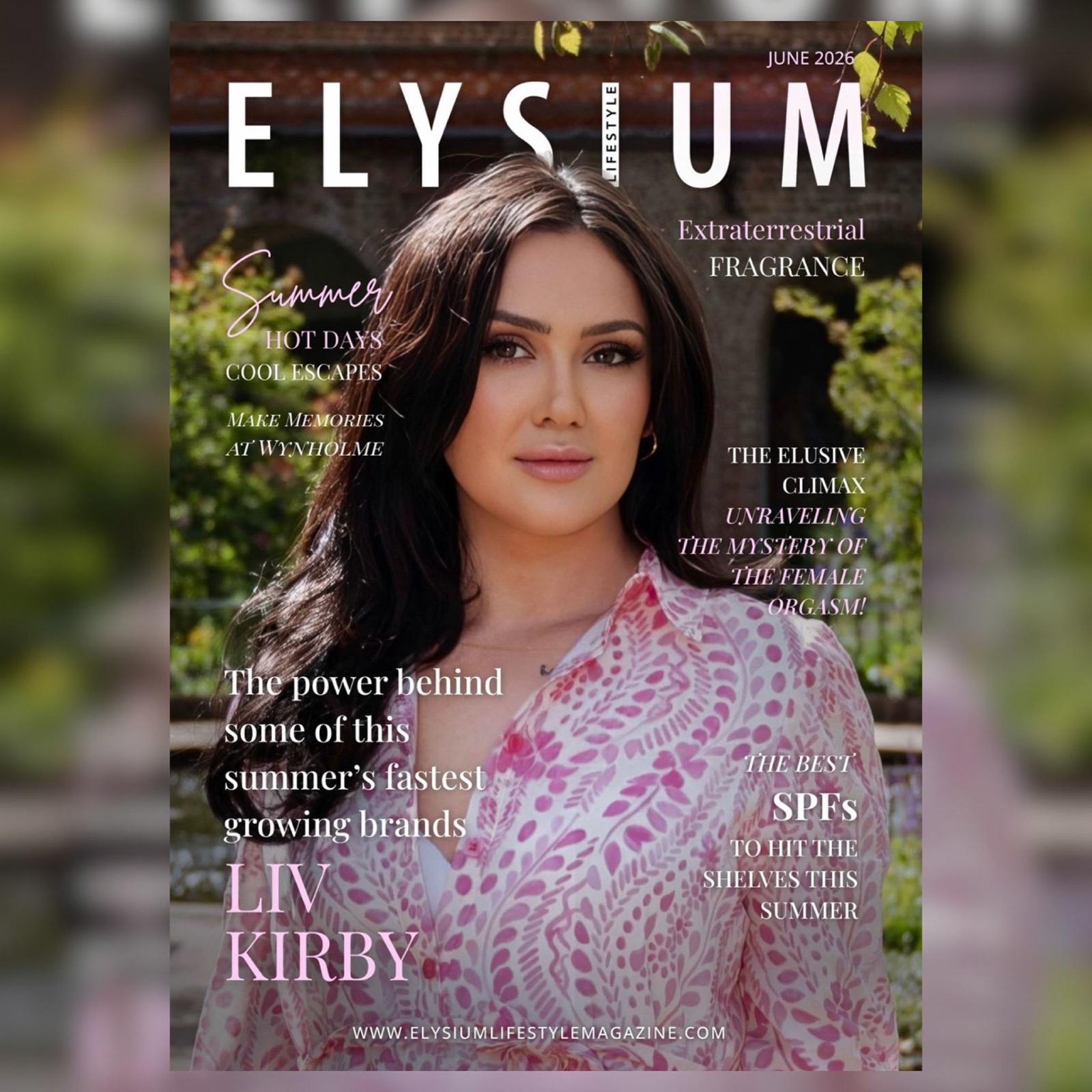 Editorial magazine cover photographed by Nikita Piazenko