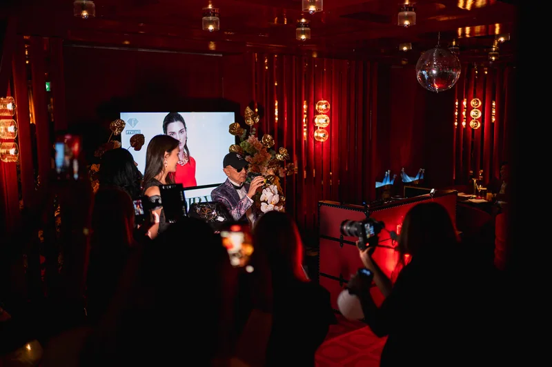 Guests listening to the FashionTV presentation